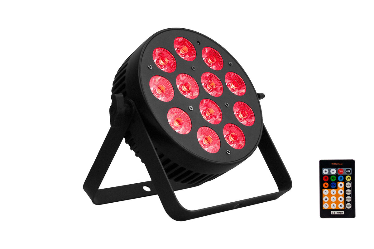 PAR12X12L - Indoor Lite Par w/12 x 12W RGBWAU LEDs