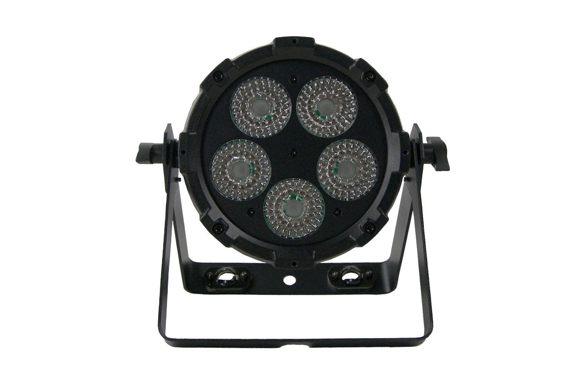 PAR5H - Indoor Pro Par w/5 x 12W RGBWAU LEDs - Black