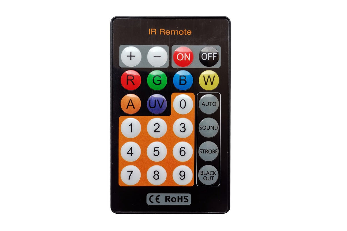 PAR9X12BH-IP - IP65 Battery Par w/9 x 12W RGBWAU LEDs & WDMX