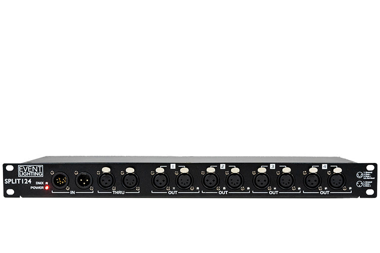 SPLIT124 - 4-Way DMX Splitter