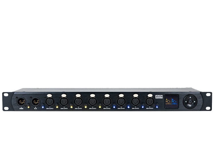 SPLIT228RDM - 2 In / 8 Out DMX/RDM Splitter