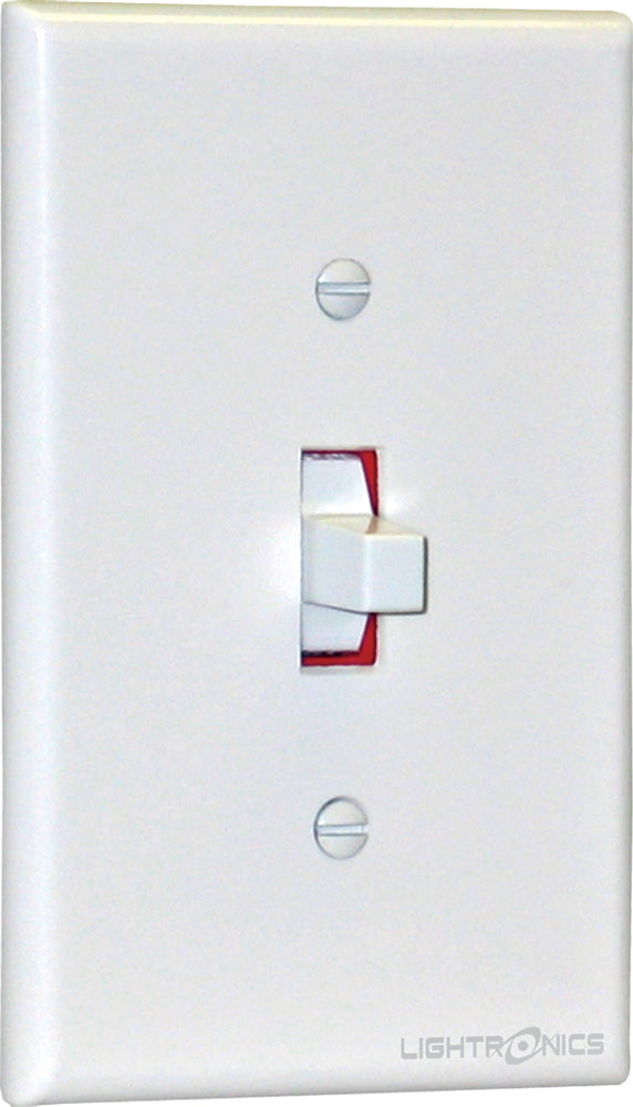 Lightronics APP01W Simple Remote, 2-Position Momentary Switch, 1-Gang, White
