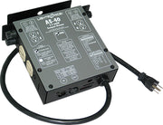 Lightronics AS40D 4-Ch 600W Portable Dimmer, DMX, Edison, 120V