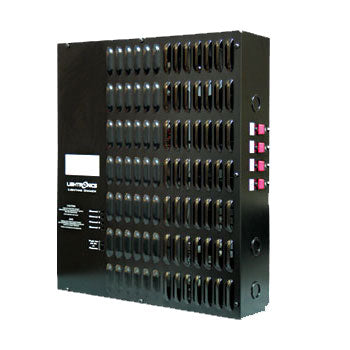 Lightronics AT402 4-Ch 2400W Wall Mount Dimmer, 16 Scenes, UL-508