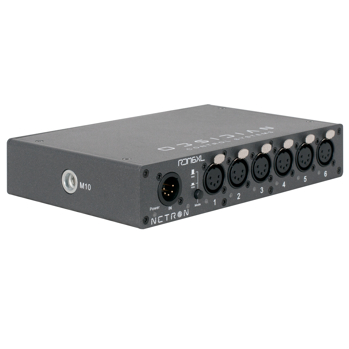 NRD123 - RDM 6XL - RDM Splitter 1x6 XLR, 1/2 Rack