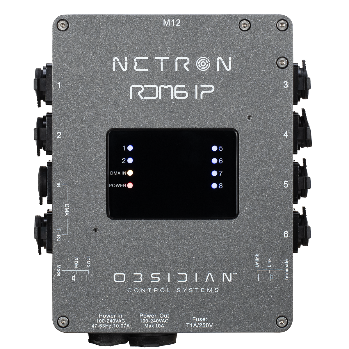 NIP101 - RDM6 IP - RDM Splitter 1x6 XLR, IP66