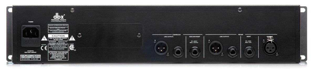 DBX676FX - DBX 676 Tube Mic Pre Channel Strip