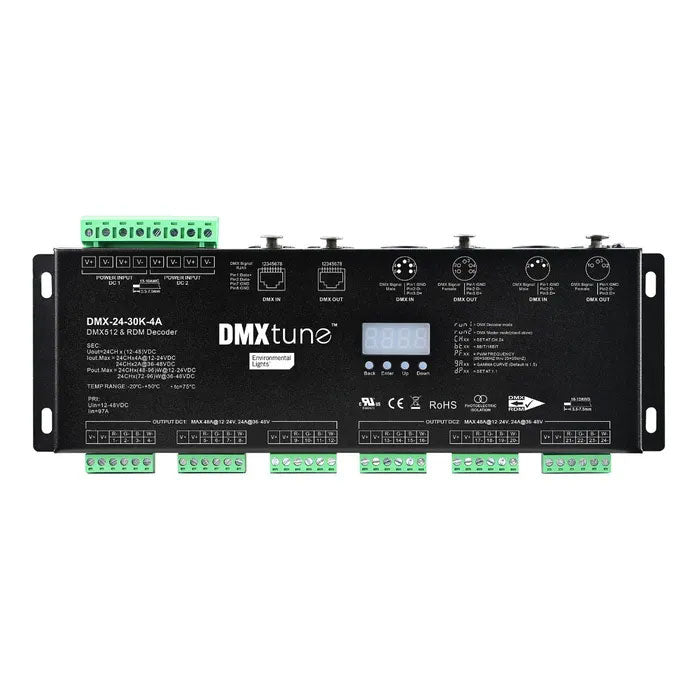 DMX-24-30K-4A - DMXtune 24ch DMX Decoder 4A/ch