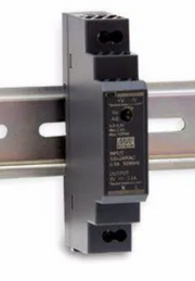 DIN Rail PSU, 100-240 VAC to 24 VDC, 15W
