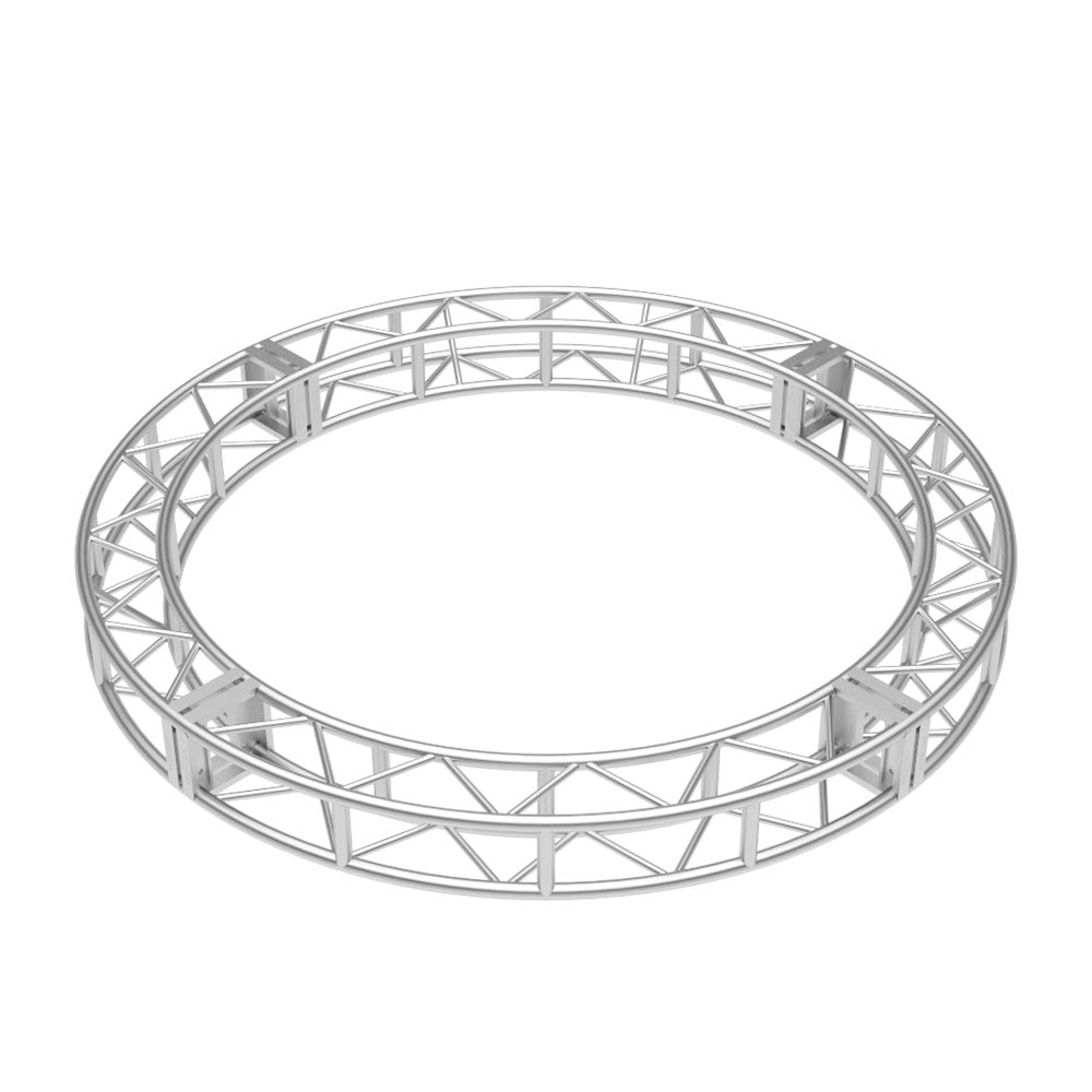 Global Truss DT-GP10-90C-KIT 12" End Plate Truss Circle - 10 ft (3.05 m) OD, 4 x 90° Arcs
