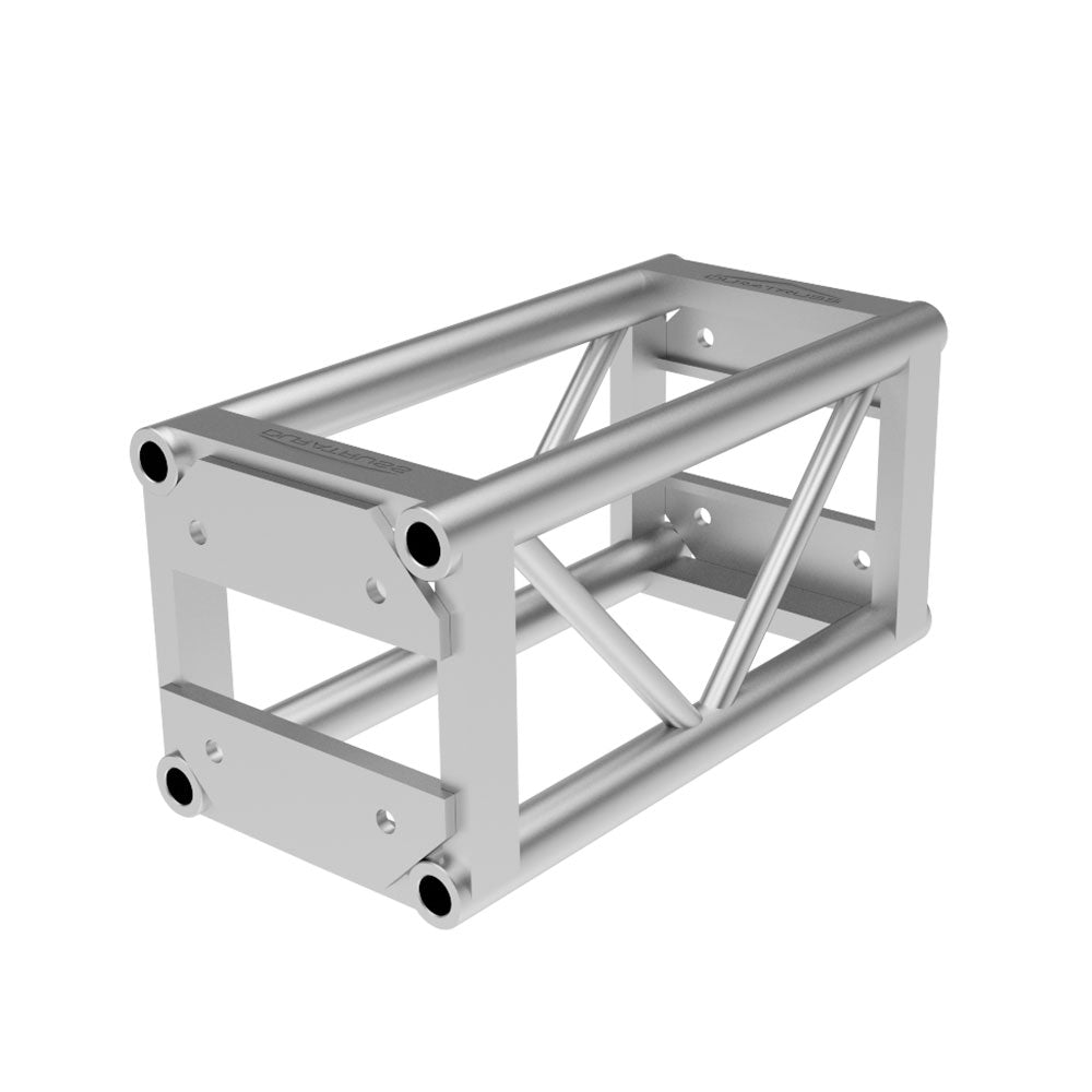 Global Truss DT-GP2 12" End-Plate Bolt Truss Straight Segment - 2 ft (0.61m)