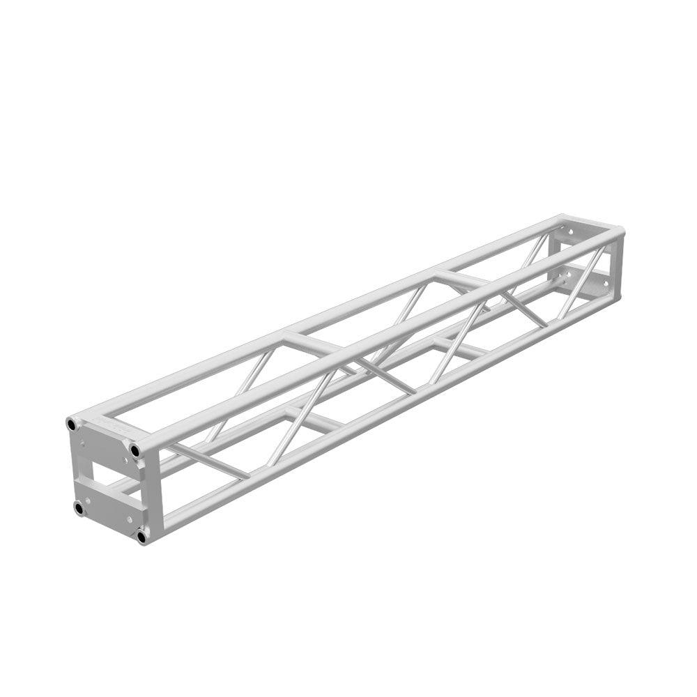 Global Truss DT-GP8-BLK 12" End-Plate Bolt Truss Straight Segment - 8 ft (2.44m), Black