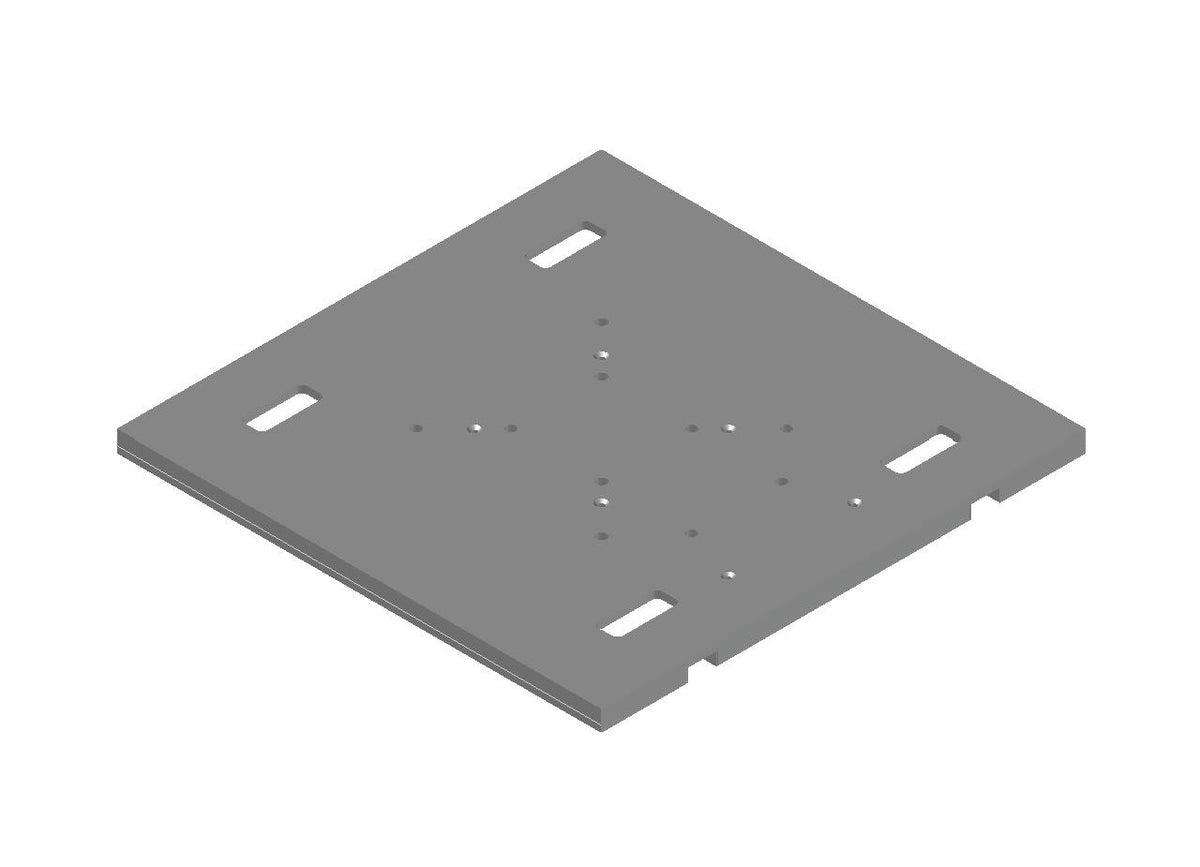 Global Truss DT-GPBASE36 Heavy-Duty Raised 36" Aluminum Truss Base Plate