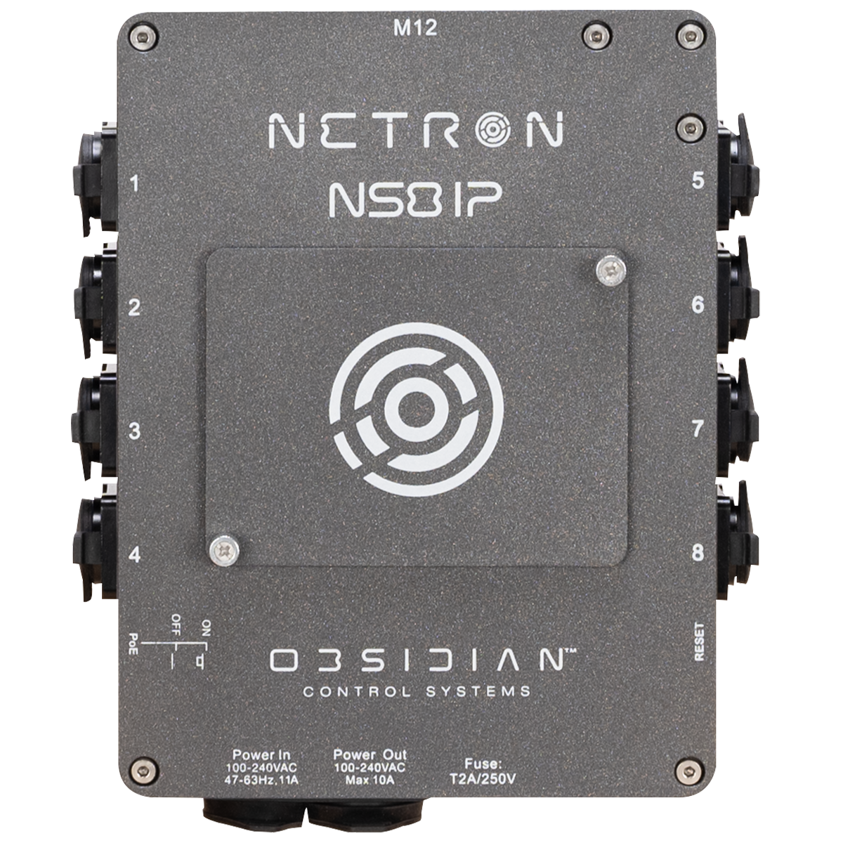 NIP008 - NS8 IP - 8-Port Switch, 100W PoE, IP66