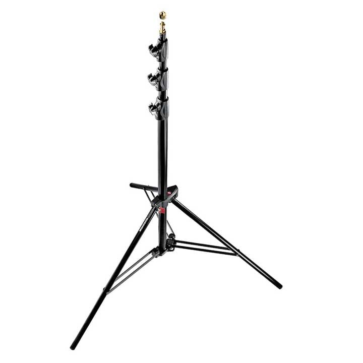 Manfrotto Aluminium Air Cushioned Quick Stack Master Light Stand Black