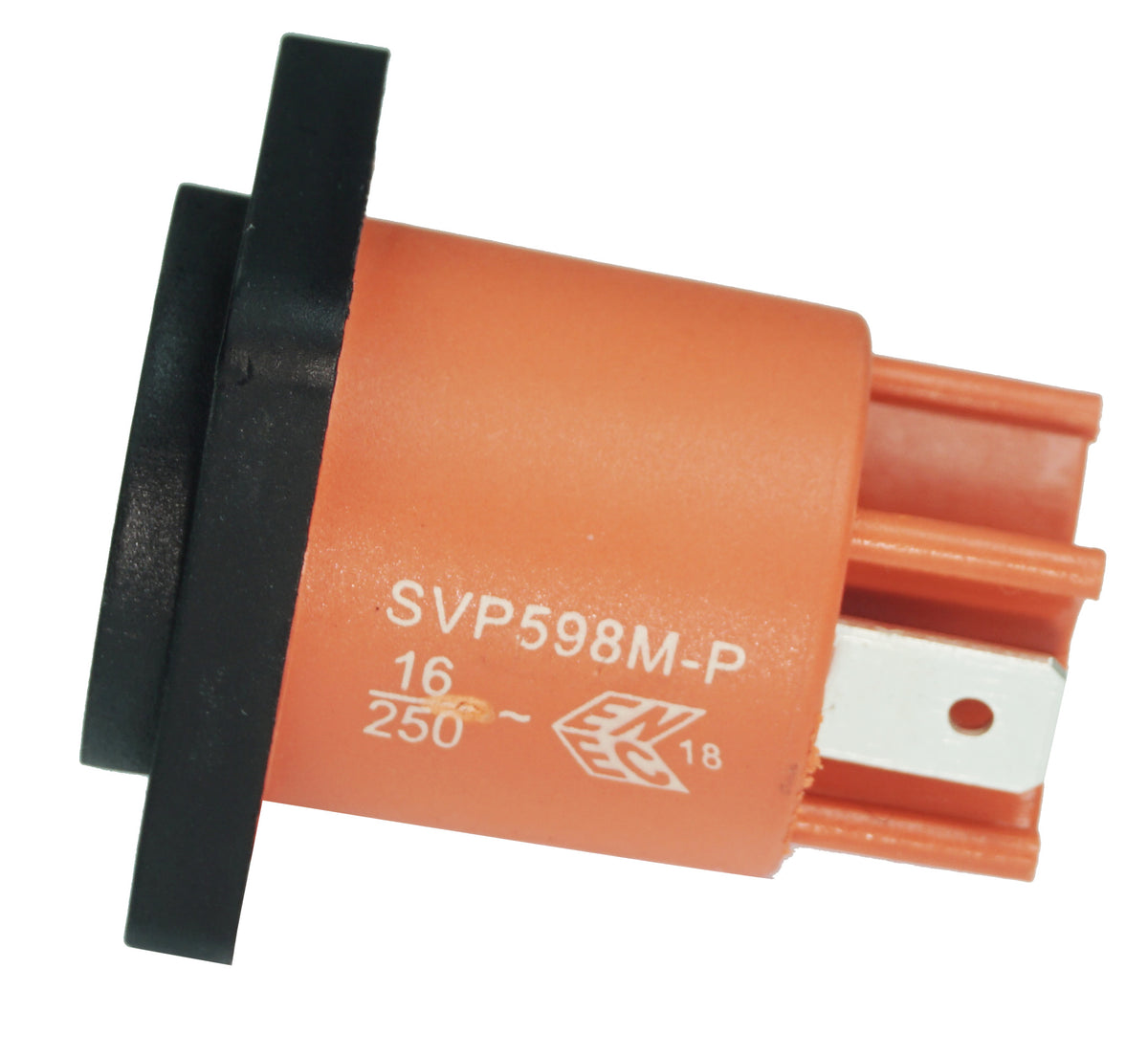 Enova PO13MP-W - Power chassis connector male, black IP65 rated True 1 Style