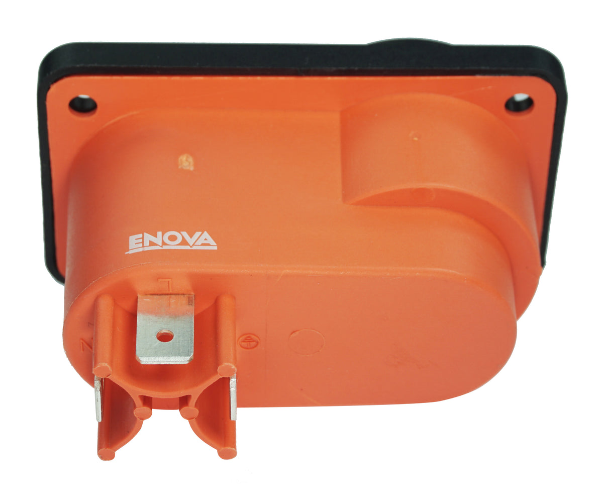Enova PO13MFP-W - Power chassis connector male/female, black IP65 rated True 1 Style