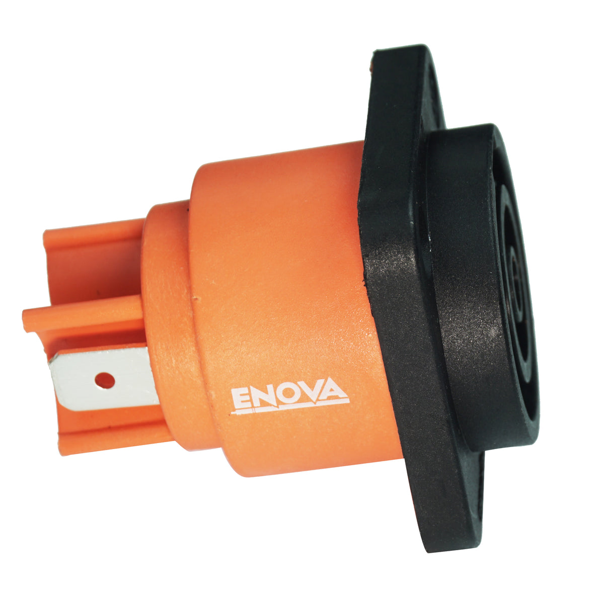 Enova PO13FP-W - Power chassis connector female, black IP65 rated True 1 Style