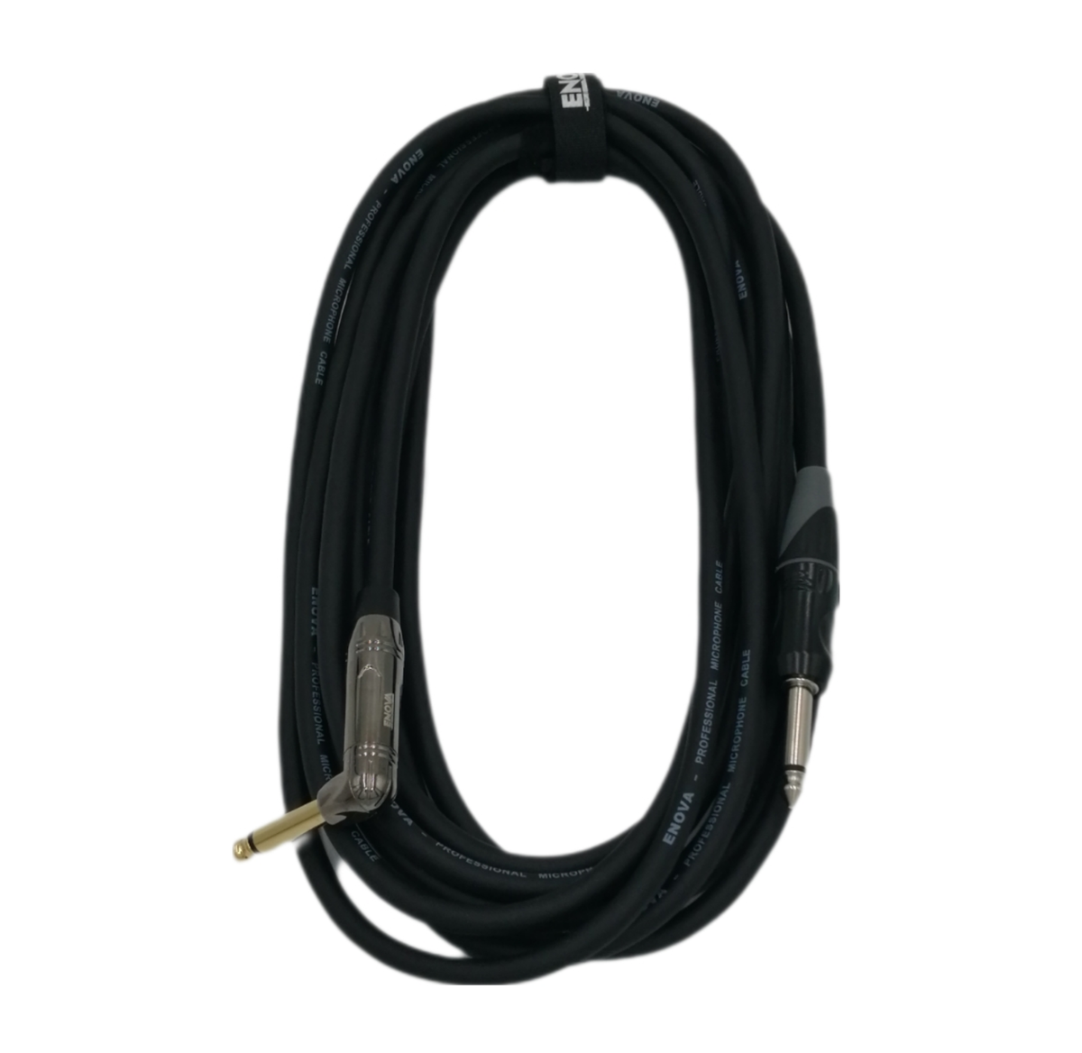 Enova EC-A1-PXMM2 - 1/4" angle plug 2 pole Jack - Jack instrument cable with conductive PE shielding