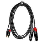 Enova EC-A3-CLMXLF - RCA - XLR female 3 pin Adapter cable stereo