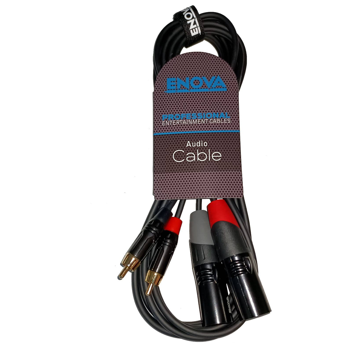 Enova EC-A3-CLMXLM - RCA - XLR male 3 pin Adapter cable stereo
