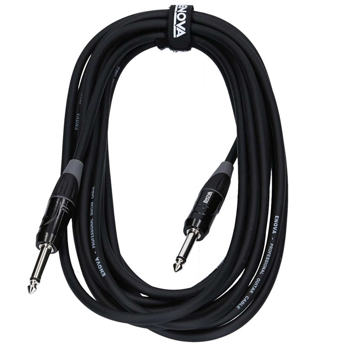 Enova EC-A1-PLMM2 - 1/4" plug 2 pole Jack - Jack instrument cable with conductive PE shielding