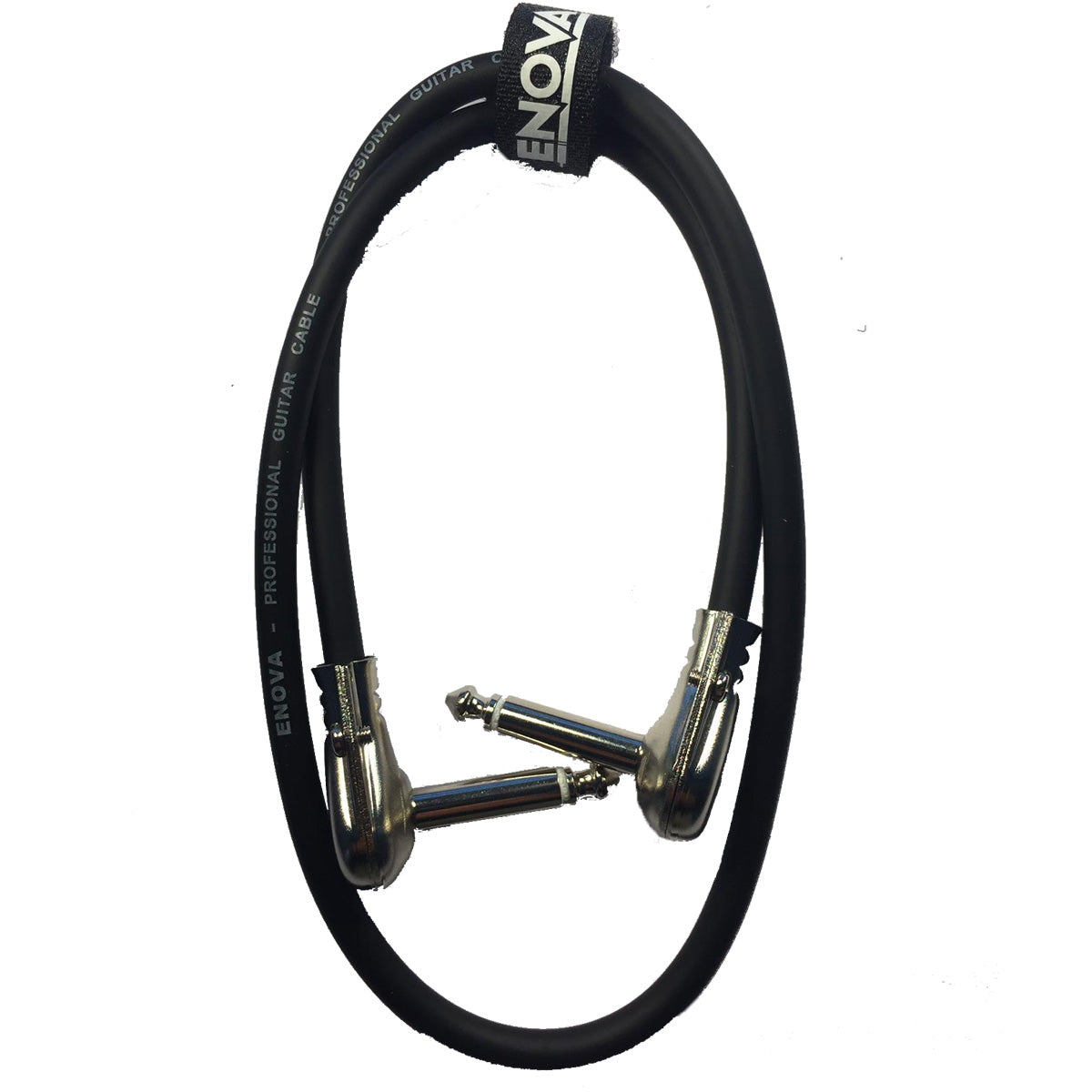 Enova EC-A1-PRMM2 - pedalboard flat patch cable 1/4" plug 2 pole mono