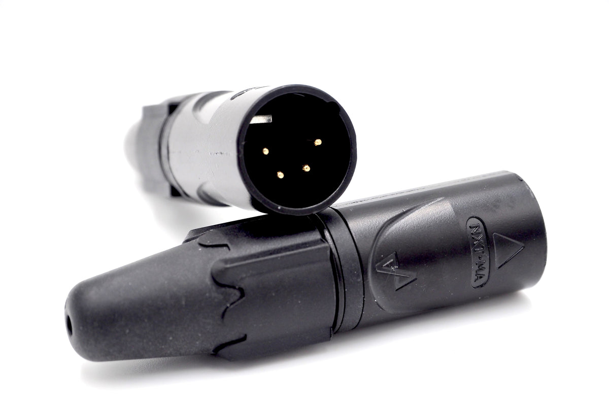 Enova NXT4MA - NXT SWISS XLR Male 4-Pin Gold Pins Pure Core Finish