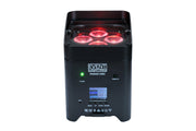 PAR4X12B2-WH - Indoor Battery Uplight Pro Par w/4 x 12W RGBWAUV LEDs - White