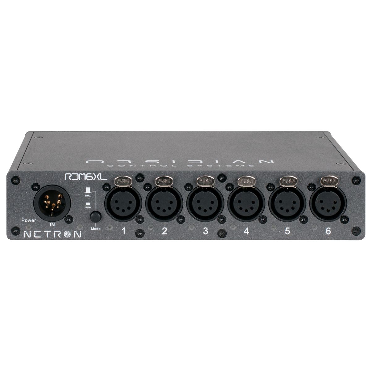 NRD123 - RDM 6XL - RDM Splitter 1x6 XLR, 1/2 Rack