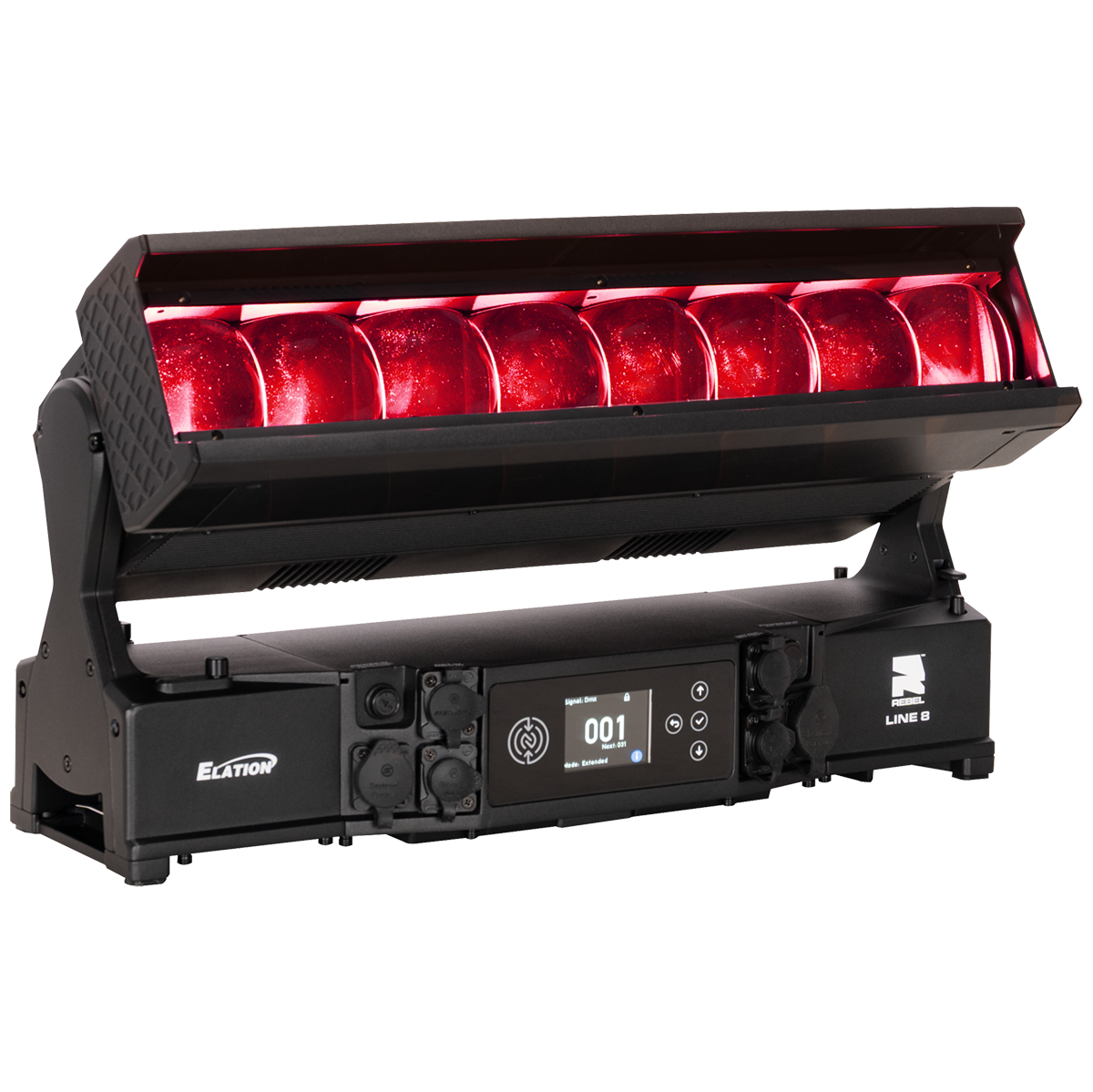 REB208 - Rebel Line 8 - 8x RGBL Tilt FX Bar, IP65