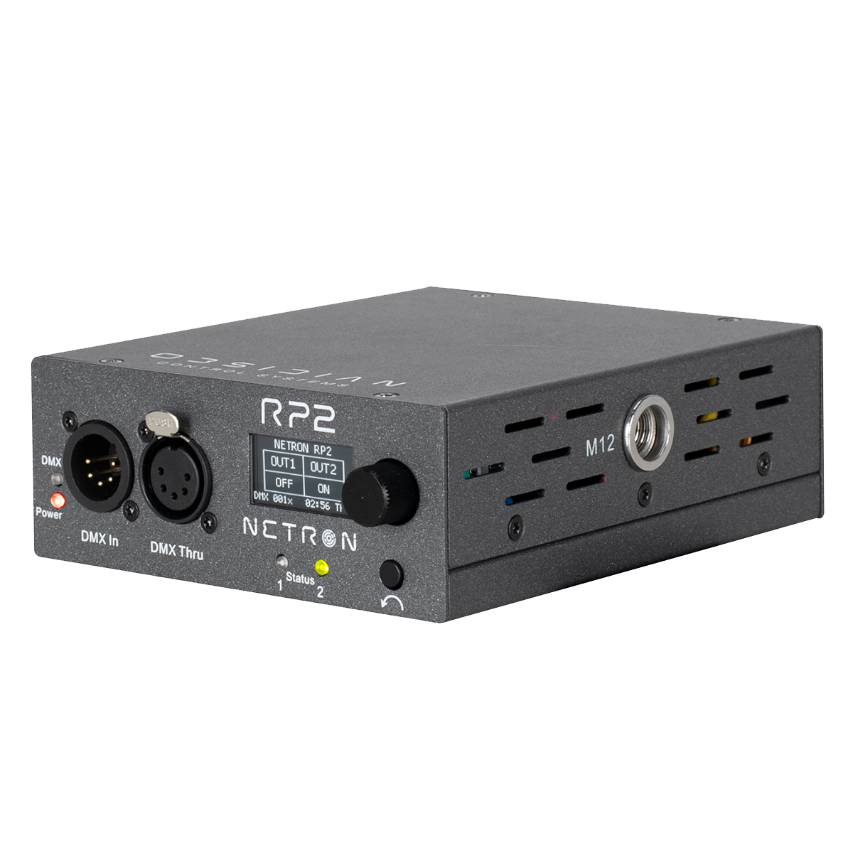 NRP201 - RP2 - DMX Relay, 2-Channel 16A, Scheduler