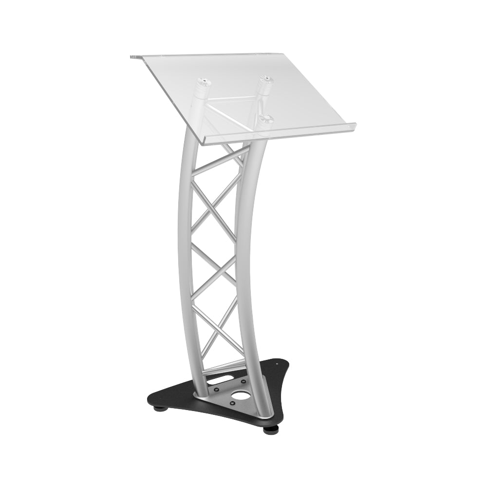 Global Truss GT-LECTERN PRO Curved Truss Lectern with Acrylic Top