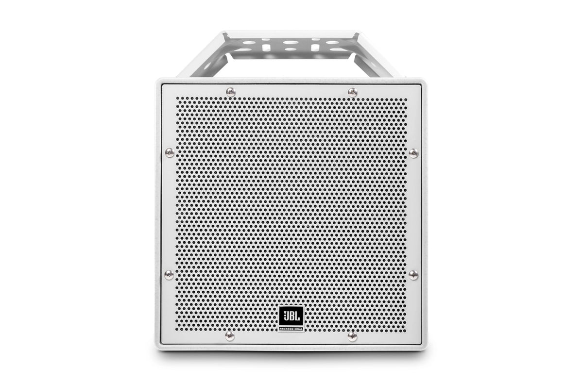 JBL AWC62 in Light Grey. All-Weather Compact 2-Way Coaxial Loudspeaker with Consistent 110° x 110° coverage