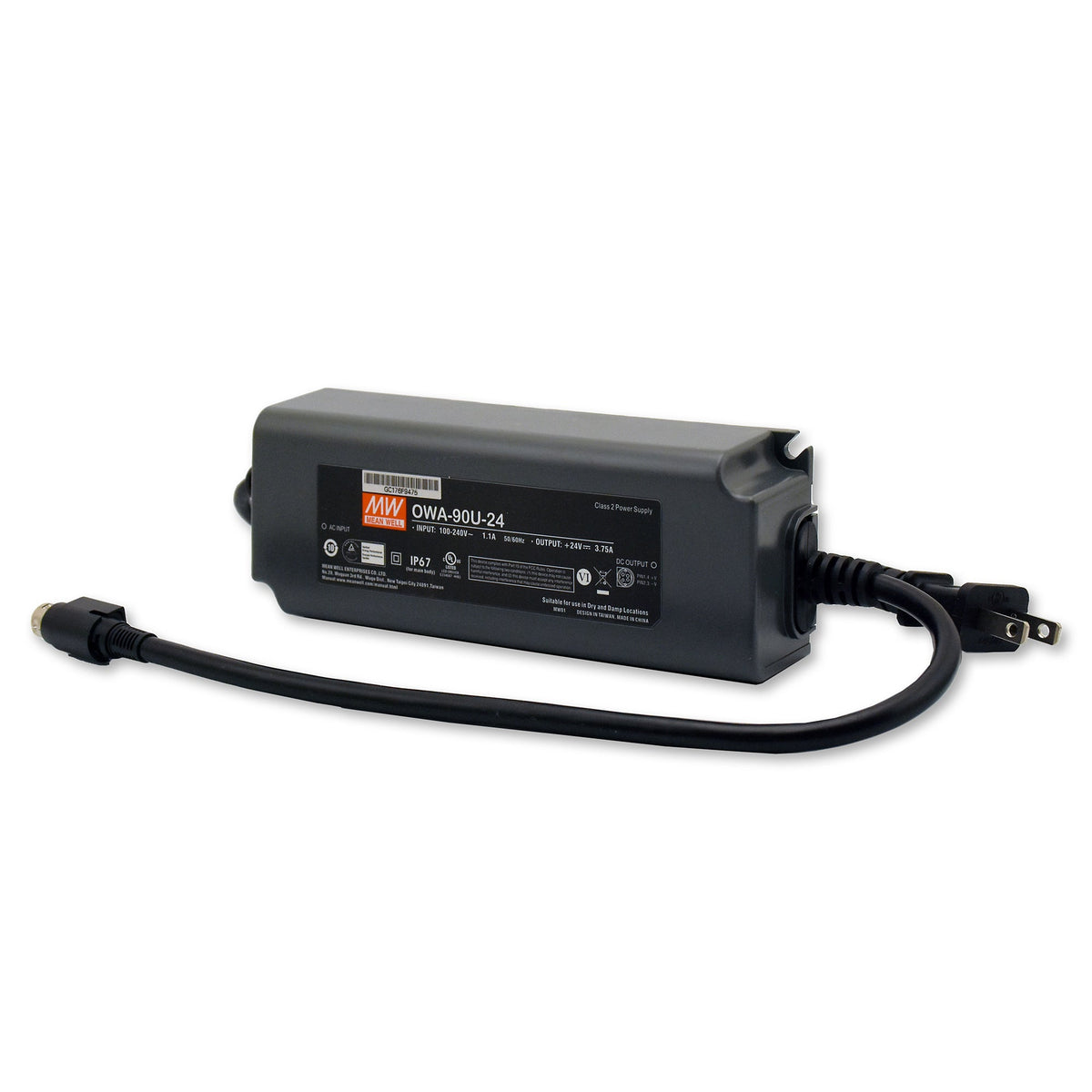 OWA Power Supply 24VDC 90 Watt R7B (locking 4 pin DIN)