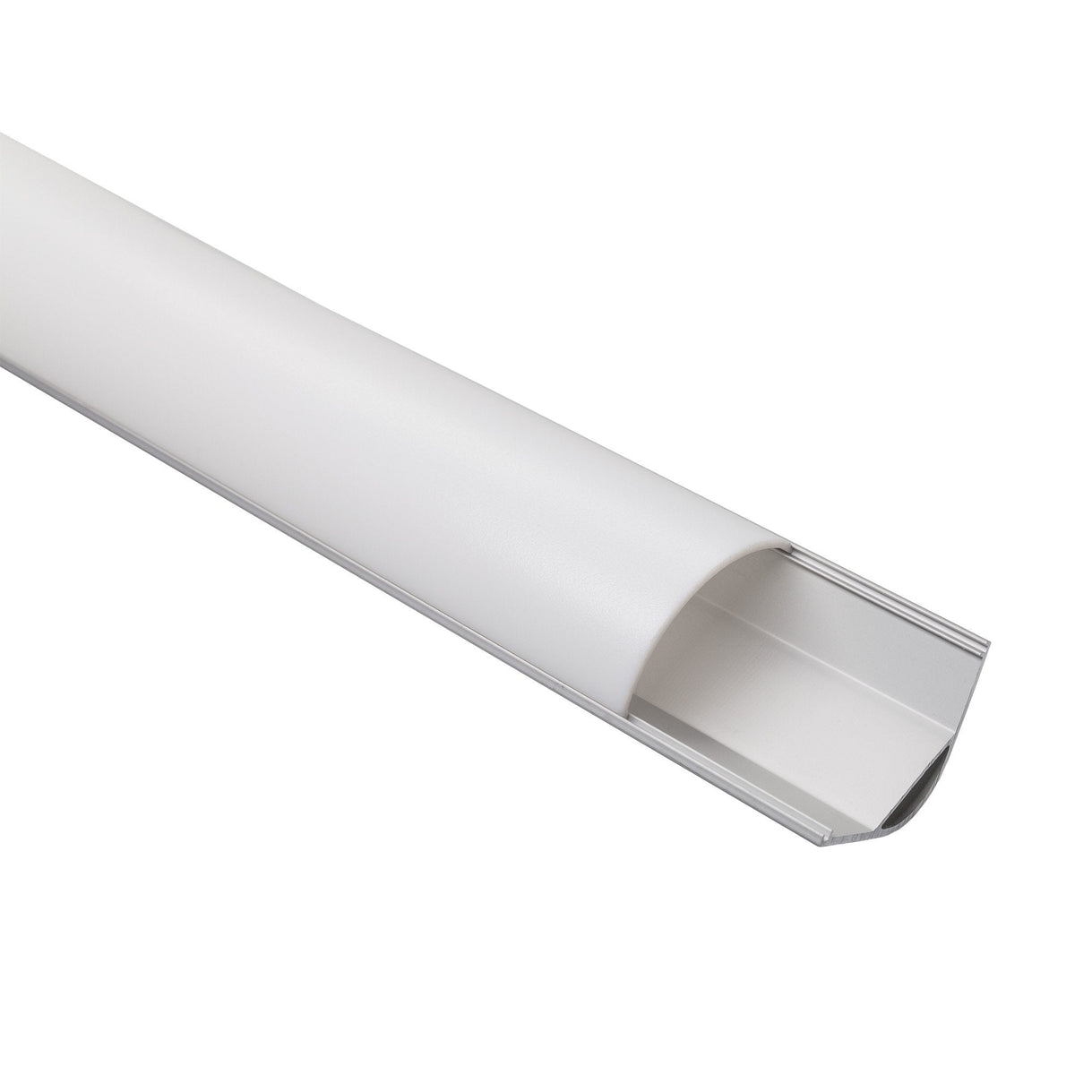 Aluminum Channel - MOSS-ALM-P3030 Milky Surface Mount 2.44 Meters