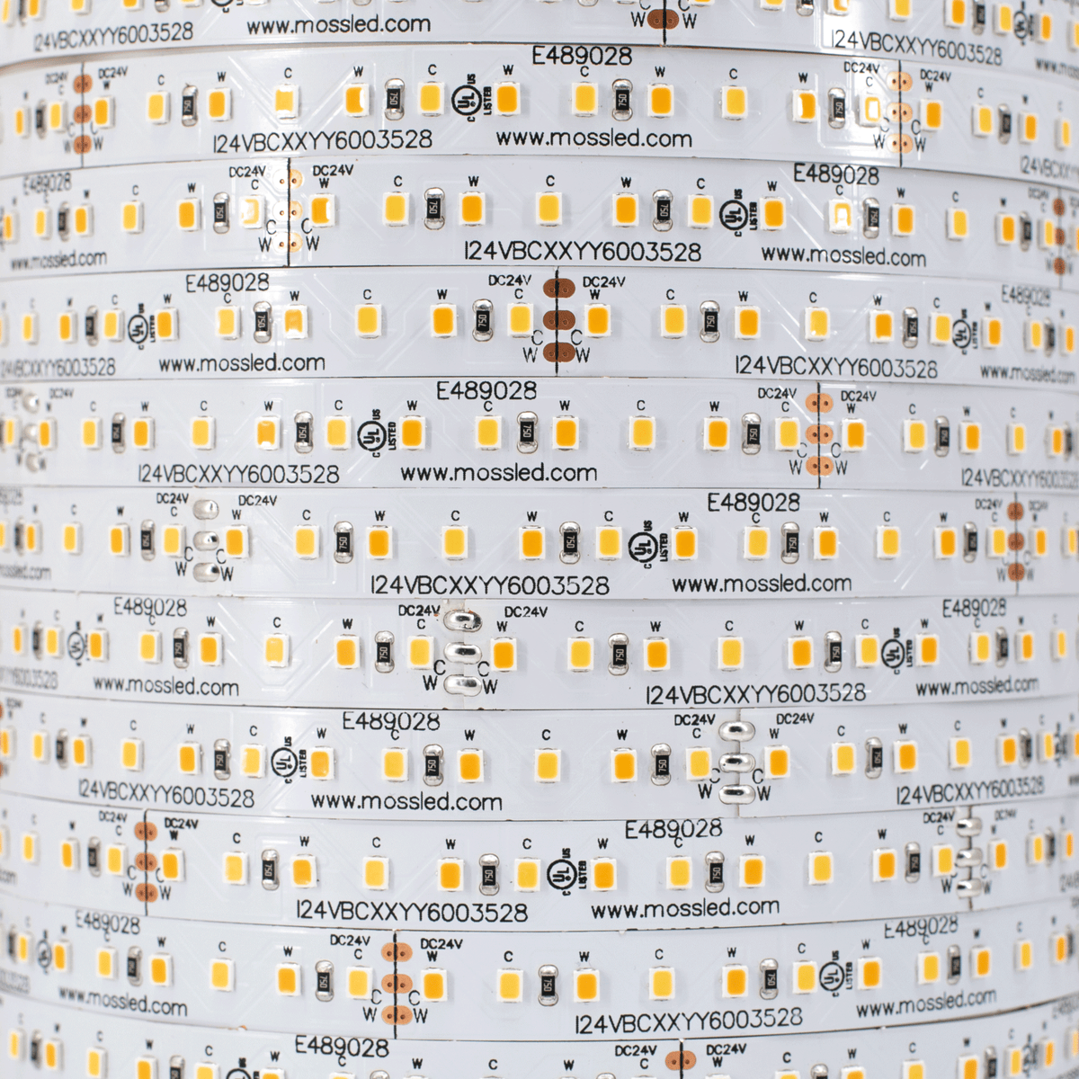 FlexLED Bi-Colour 2700K - 6000K 24V (CCT Adjustable) 120 LED/meter Bare Wire