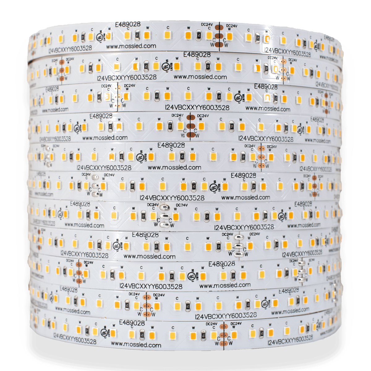 FlexLED Bi-Colour 2700K - 6000K 24V (CCT Adjustable) 120 LED/meter Bare Wire