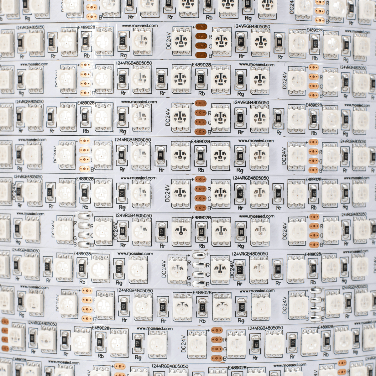 FlexLED RGB 24V IP43 (Indoor) 96 LED/Meter Bare Wire