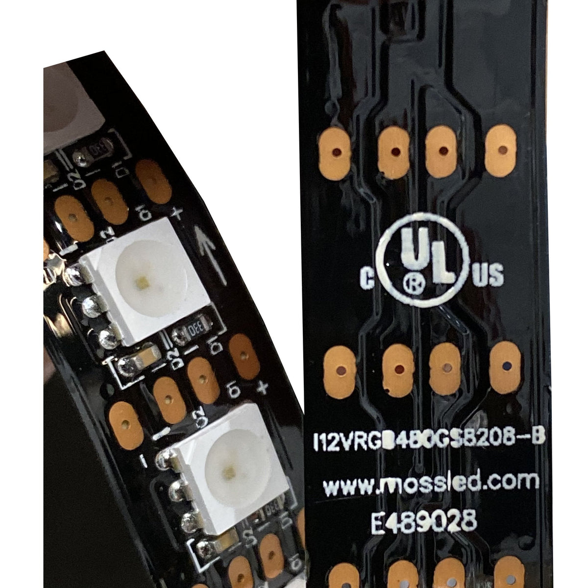Pixel FlexLED 12V RGB High Frequency Individual Chip Control IP43 (Indoor) 48 LED/Meter Bare Wire