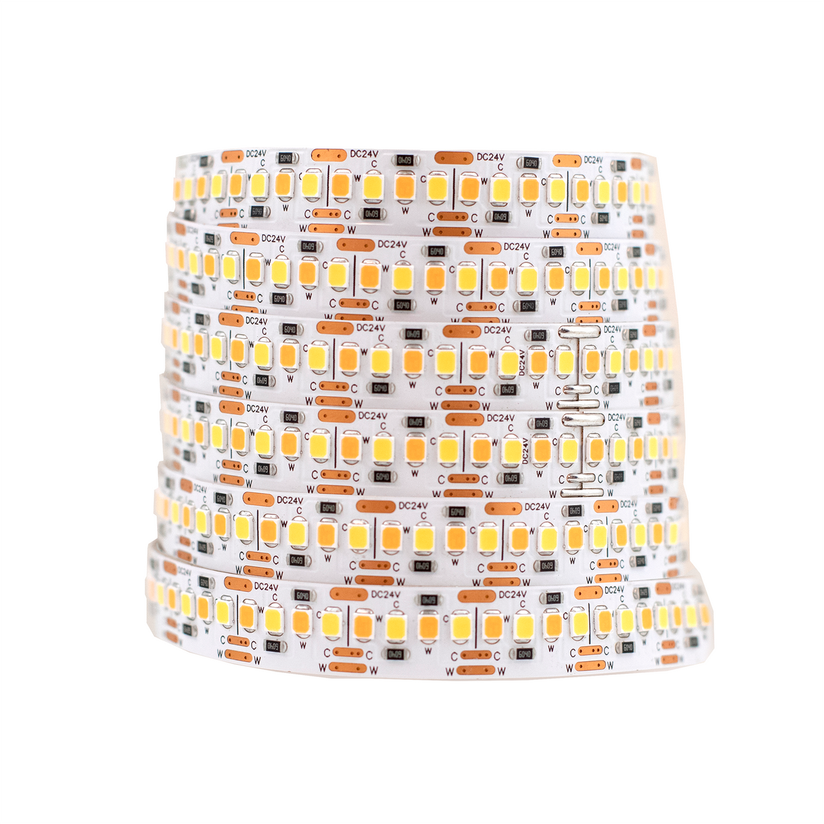 ShortCut FlexLED Bi-Colour 2700K - 6000K 24V (CCT Adjustable) IP43 (Indoor) 240 LED/meter Bare Wire