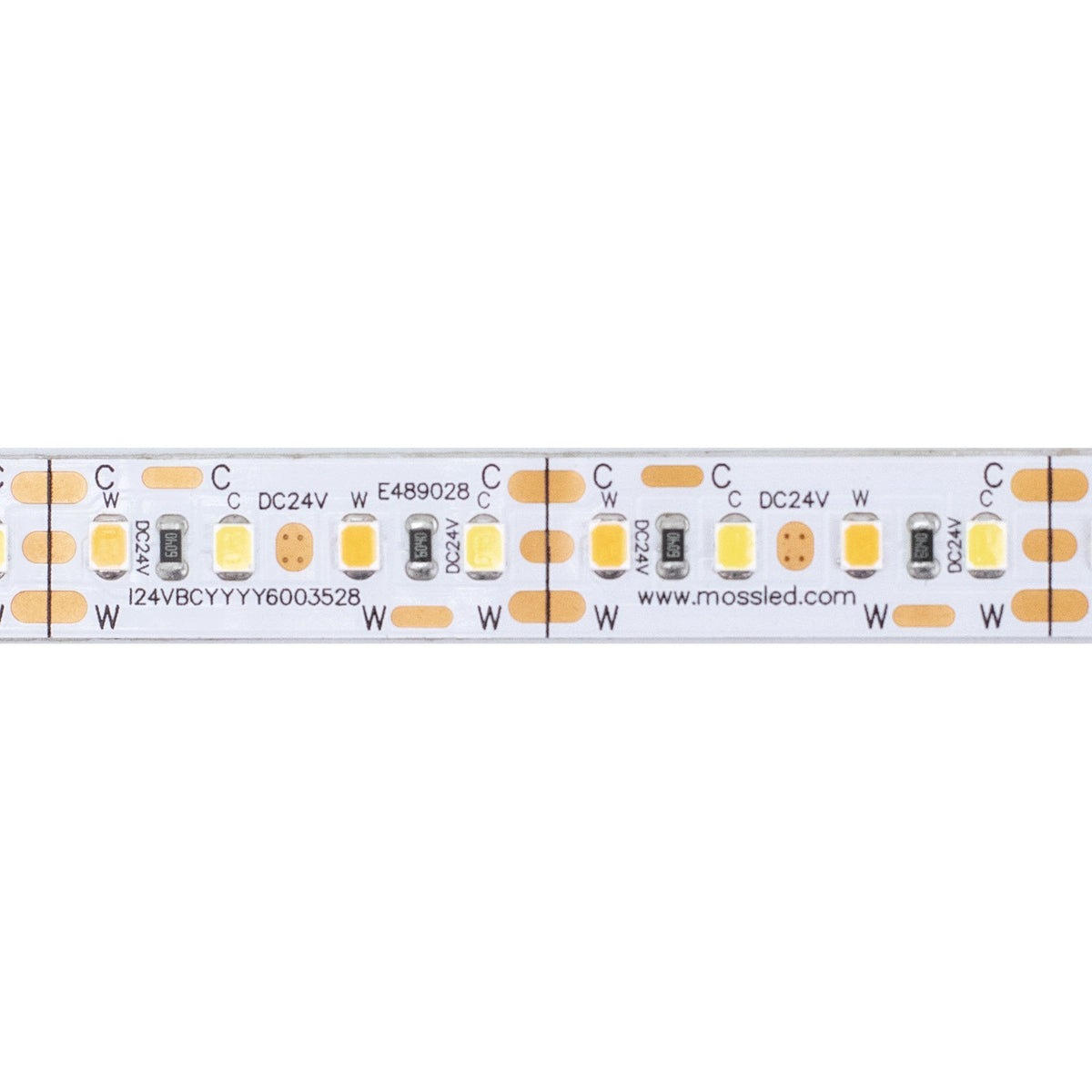 ShortCut FlexLED Bi-Colour 2700K - 6000K 24V (CCT Adjustable) IP43 (Indoor) 120 LED/meter Bare Wire