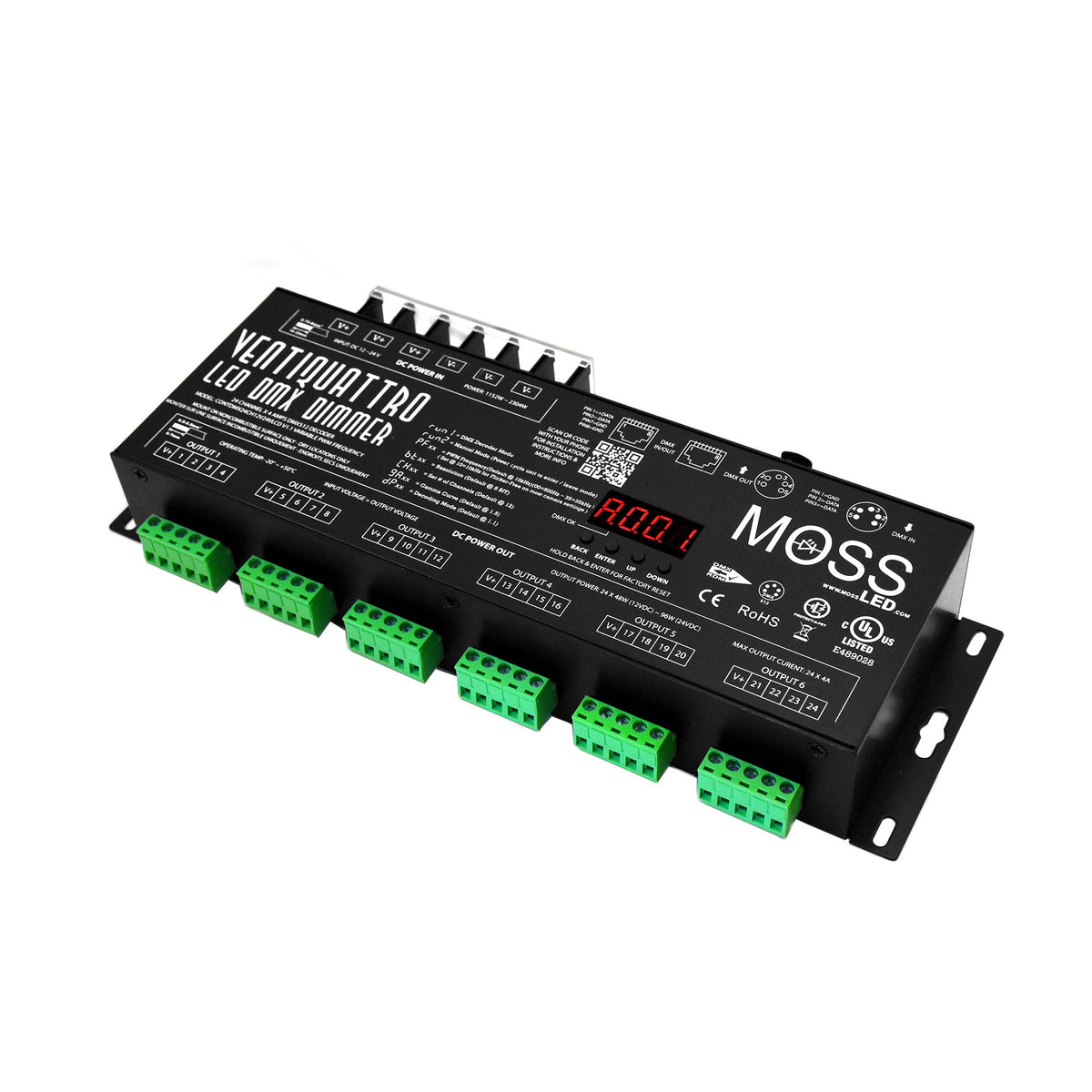 VentiQuattro-LED DMX - 24 Channel Dimmer Constant Voltage