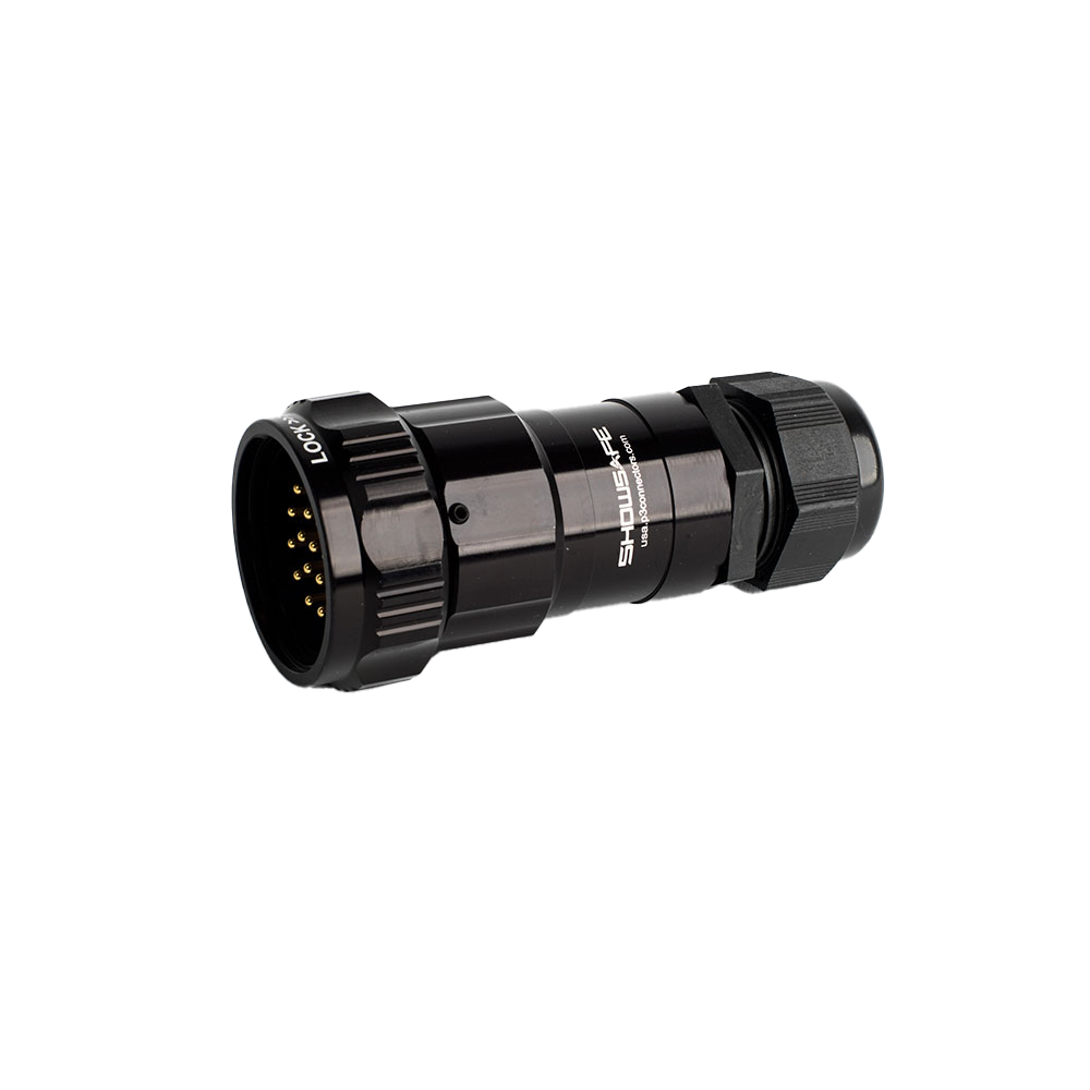 Phase 3 19-pin male line connector