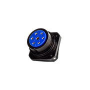 Phase 3 7-pin female panel mount connector