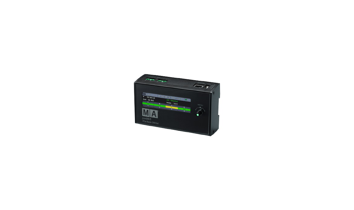grandMA3 4Port Node DIN-Rail