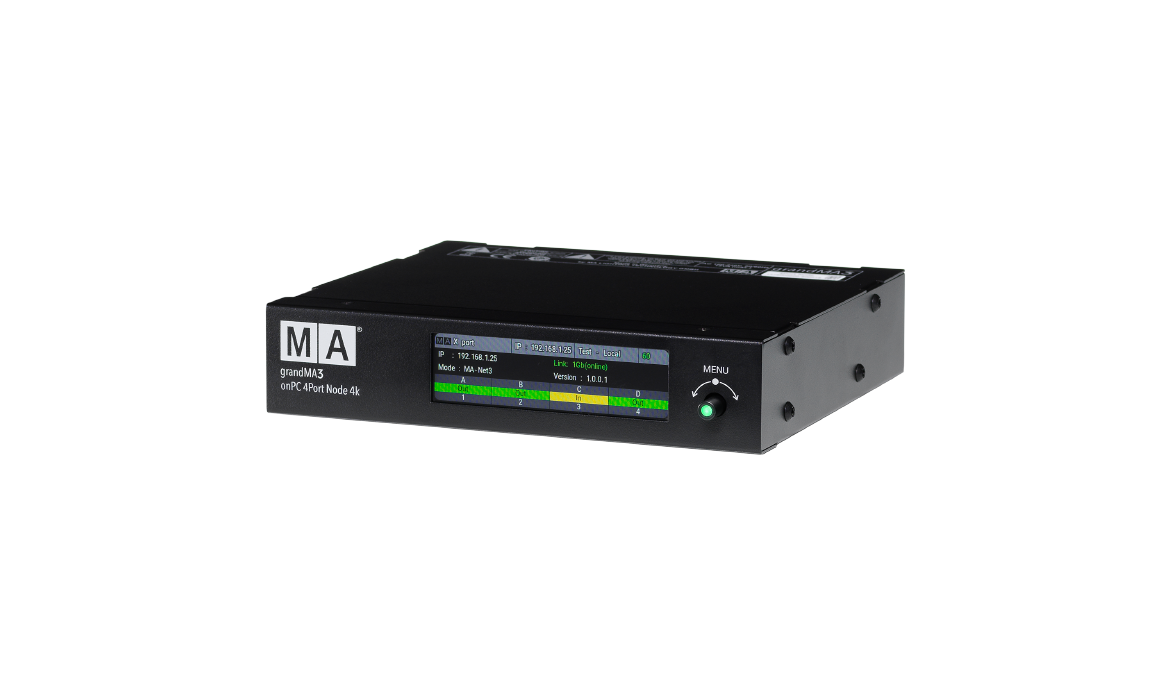 grandMA3 onPC 4Port Node PoE (Expands 2,048 parameters in Mode2)