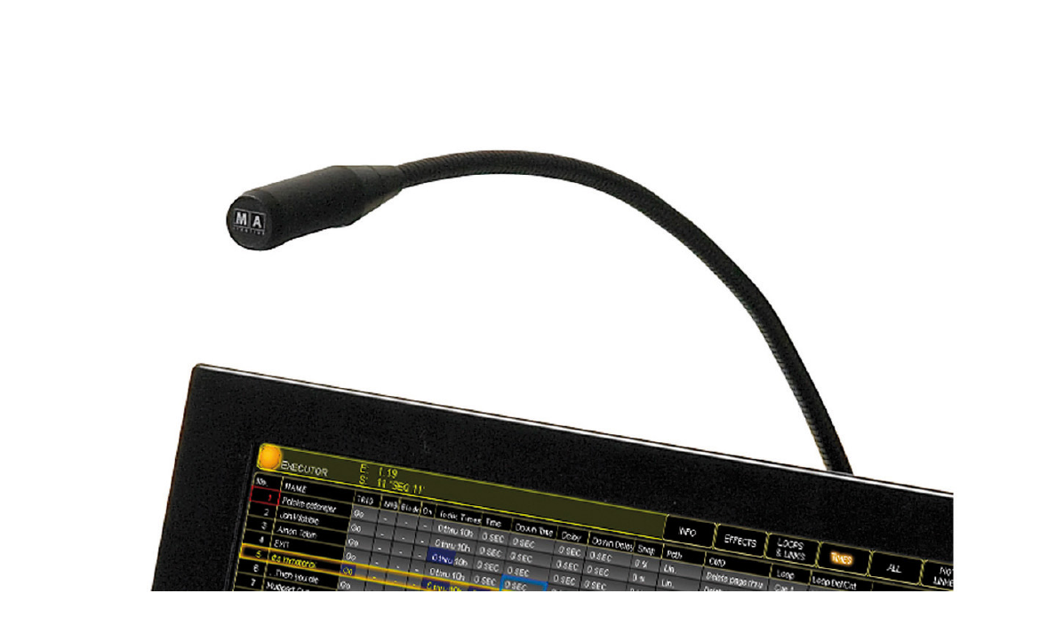 4-Pin LED Desklamp for grandMA2 consoles - 28", 90° plug