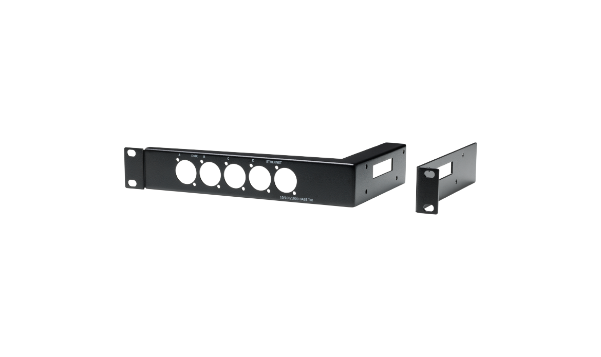 XLR 5-pin panel 19in. rack mounting kit for 1 x 4Port Node