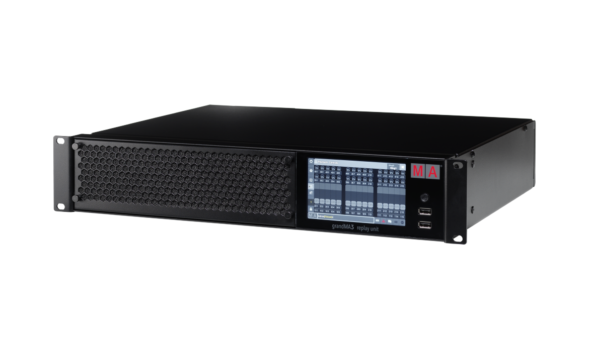 grandMA3 replay unit – 8,192 parameter rack-mount controller